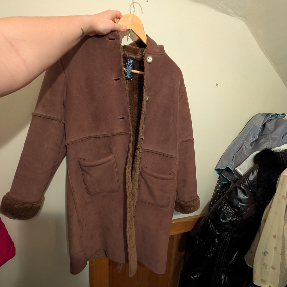 Brown Shearling Coat